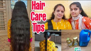 How My Mom Take Care Of My Extreme Hair Fall/ My Hair Care Routine In Tamil