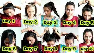 10 Everyday High Ponytail Hairstyles | Everyday School Hairstyles | Ponytail Hairstyle | Vishag