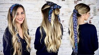 How To Wear A Hair Scarf | 3 Quick & Easy Ways
