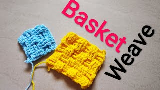 10. Crochet Pattern - Basket Weave