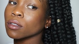 How I Did My Box Braids Using The Rubber Band Method
