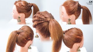 5 Beautiful Easy Style - School Girls - Ponytail Hairstyles - Top 5 Ponytail Hair Style