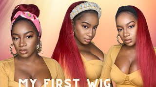 What’S Your Zodiac Sign? My First Wig|  Headband Wig - Aries - Zodiac Collection Straight Red Wig