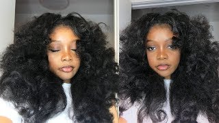 Sza Inspired Hair | Care Free Big Curly Hair Tings Ft. Sunber Hair In Brazilian Curly
