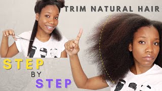 How To Trim Your Own Hair | Natural Hair Care