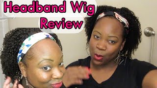 Afro Kinky Curly Headband Human Hair Wig Review | Nobel Hair