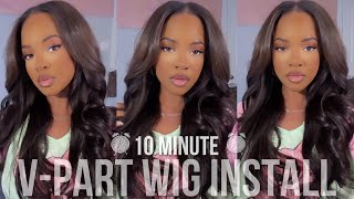 Affordable V-Part Wig Giving 2K Tape-Ins  | Beauty Forever Hair
