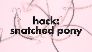 How To: Snatched Ponytail  |  Milk + Blush Hair Hacks