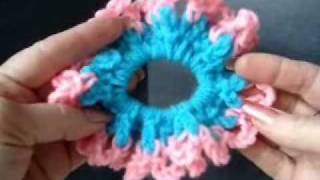 How To Crochet A Beginner Hair Scrunchie