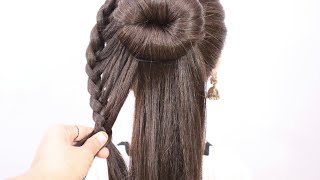 High Ponytail Hairstyles | Fancy Ponytail Hairstyles | School Hairstyle Girl | Ponytail Hairstyles