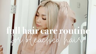 Hair Care Routine For Bleached Blonde Hair