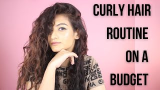 Curly/Wavy Hair Routine On A Budget 2020 | Indian Curly Hair | Beginner Friendly
