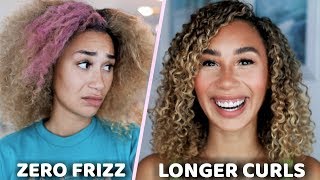 My Curly Hair Routine! How I Fixed My Dry Frizzy Hair | Mylifeaseva