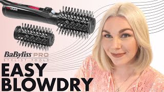 15 Min Blow-Dry Using The Babylisspro Rotating Hot Air Brush | Review