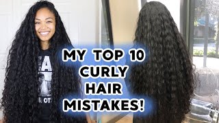 Mistakes I’Ve Made With My Curly Hair!