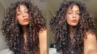 Amazing Affordable Curly Hair Routine | Hask Curl Care Collection