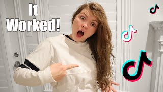 Tik Tok Curl Test! How To Get Curly Hair