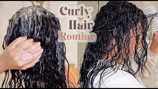 Beginners Curly Hair Routine! (Starting My Curly Journey)