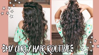 Curly Hair Routine(2B/2C Curls) | Natural Curly Hair | Mamaearth, Wow, Fix My Curls | Asmi Pahwa