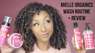 Curly Hair Routine W/ Mielle Organics + Review | Biancareneetoday