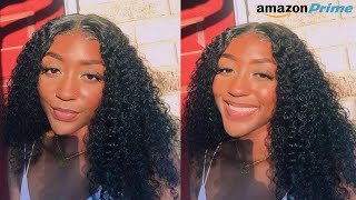 The Best Affordable Kinky Curly Hair On Amazon || Amazon Prime Lace Front Wigs Ft. Jaja Hair