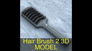 3D Model Of Hair Brush 2 Review