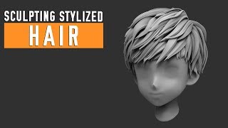 Zbrush - Stylized Hair