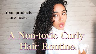 A Clean Curly Hair Routine *Non-Toxic*