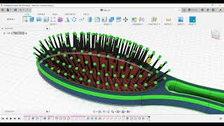 How To Make Hair Brush In Fusion 360 | Fusion 360 Tutorial