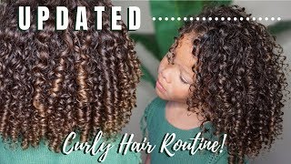 [Updated] Curly Hair Routine! Type 3B Curls | Kid Friendly!