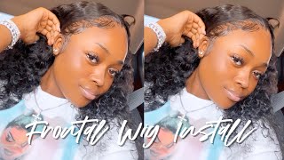 How To: Frontal Wig Install Ft. Geniuswigs | Daylawebster