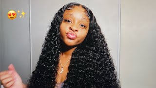 Mongolian Deep Curly Hd Lace Wig Install Ft. Isee Hair!