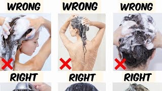 Common Hair-Washing Mistakes We All Make -Learn Professional Way To Wash Your Hair