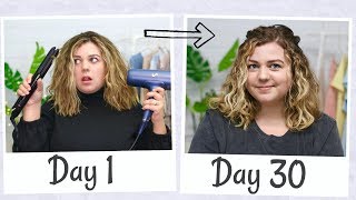 I Tried The Curly Girl Method For 30 Days (Wavy Hair Transformation)