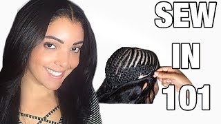 How To Flip Weave Tracks To Be Flat | Lay Natural Edges Without Edge Control/Donmily Amazon Hair