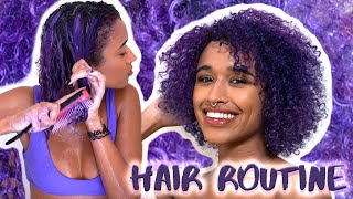 My Perfected Dyed Curly Hair Routine! 10 Years Of Practice