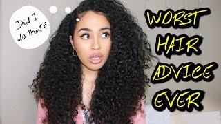 Curly Hair Advice To Avoid! Hair Growth And Hair Care | Lana Summer
