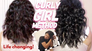 Curly Girl Method! My New Hair Care Routine Type 2B/2C