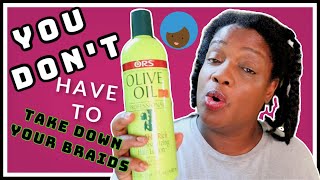 You Don'T Have To Take Your Braids Down In Order To Moisturize Your Natural Hair Plus Bonus Vid