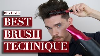 How To Use A Round Brush For Big Hair