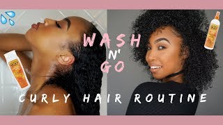 Wash-N-Go Curly Hair Routine | Cantu Hair Products
