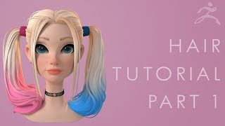 Zbrush Hair Tutorial Part 1 - Breaking Down The Concept