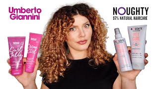 Drugstore Curly Hair Product Battle & Review | Umberto Giannini Vs Noughty Haircare