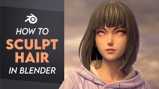 How To Sculpt Hair In Blender