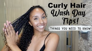 Curly Hair Wash Day Tips! | Biancareneetoday