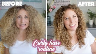 White Girl Curly Hair Routine