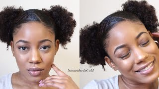 Double The Puff Double The Fun: Puffs On Short Natural Hair