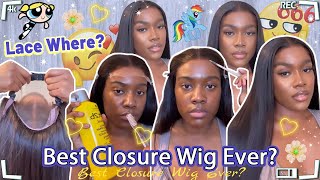 Beginners Friendly Closure Wig Install! 5X5 Melt Hd Lace + Silky Hair #Ulahair Review