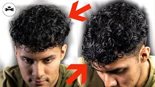 How To Get Natural Curly Hair | Straight To Curly Hair (No Perm)