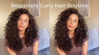 Updated Curly Hair Routine For Beginners | Detailed!